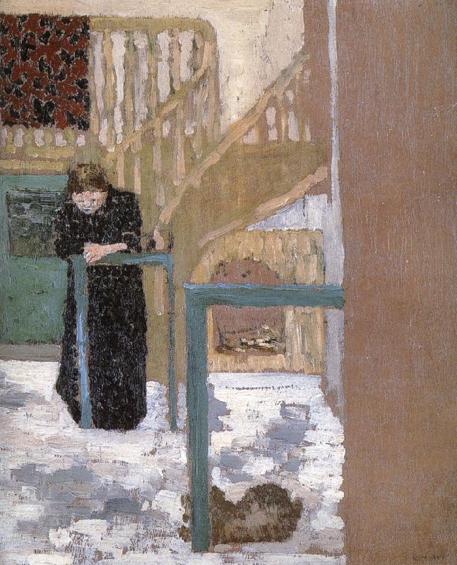 Edouard Vuillard Green columns